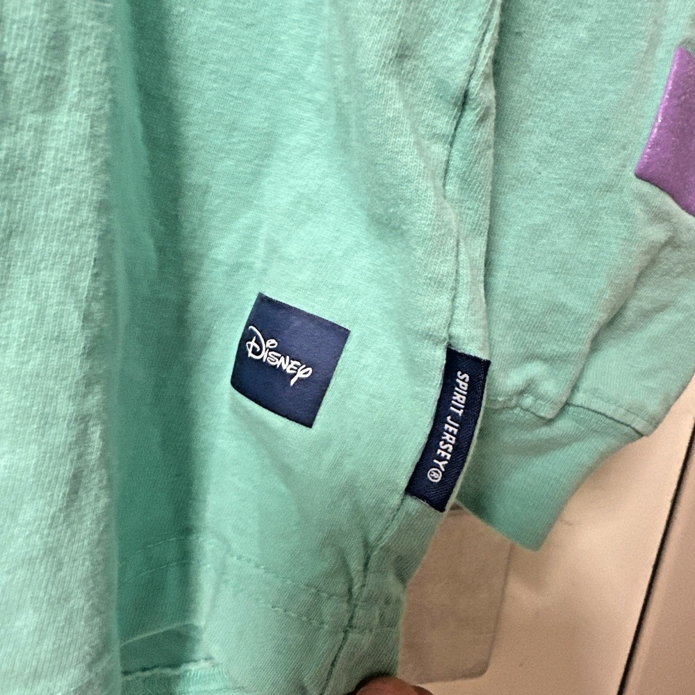 Disney Parks Size Small Spirit Jersey Monsters Inc Themed Oversized 2023 Sparkle - Picture 6 of 12